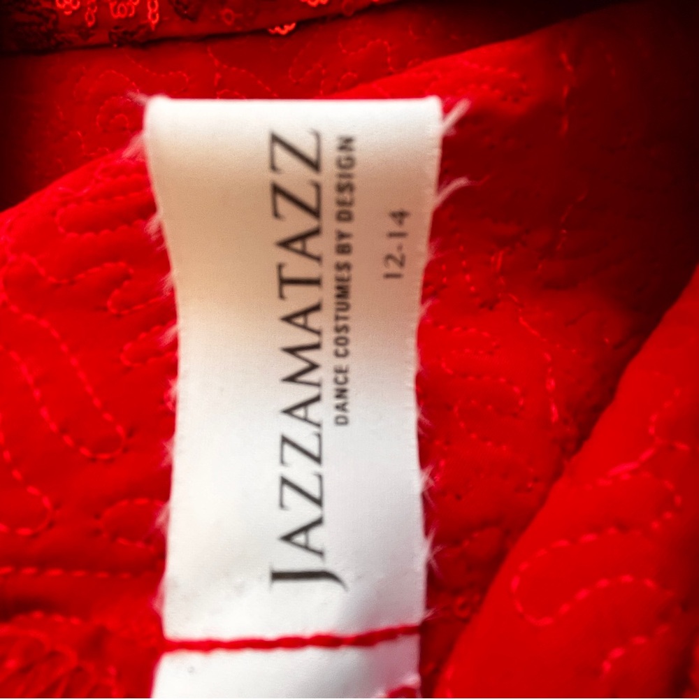 Jazzamatazz Red Sequin Vest - Picture 6 of 7